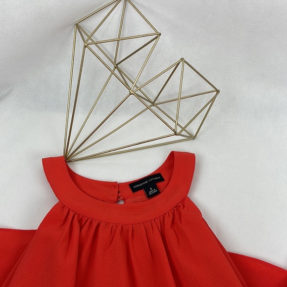 Adrienne Vittadini Coral Red Top - Picture 8 of 9